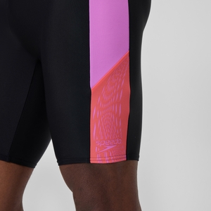 Dive Schwimmhose Schwarz/Koralle für Herren