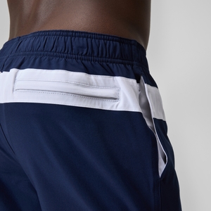 Jetstream Short de bain à rayures Colourblock 40 cm, hommes, bleu marine/blanc