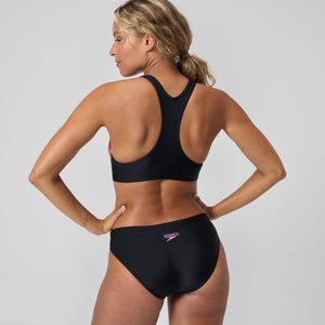 Bikini Femme bicolore Splice 2.0 noir/rose