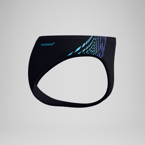 Men's Tech Panel 2" Brief Black/Blue