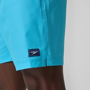 Men's Solid Redondo Edge Volley 18" Swim Trunks Blue