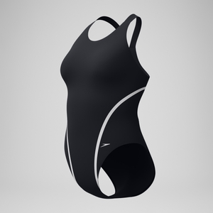 Monopièce à bretelles épaisses Vanquisher Collection pour femmes, noir/gris