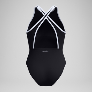 Women's Bound Crossback One Piece Black