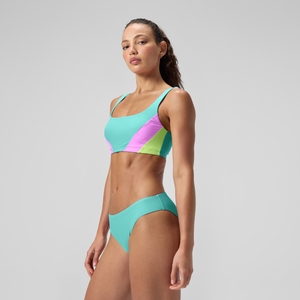 Women's Solid Classic Bikini Bottom Turquoise