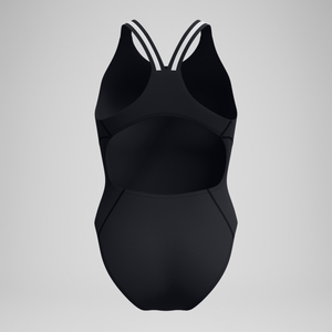 Women's Vanquisher Collection Thick Strap One Piece Black/Gray