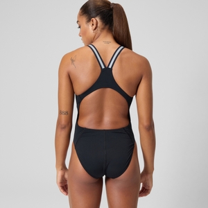 Women's Vanquisher Collection Thick Strap One Piece Black/Gray