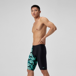 Men's ProLT Printed Jammer Black Blue