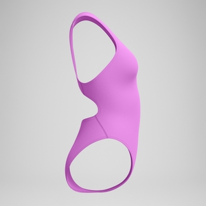 Women's Solid Super Pro One Piece Pink