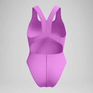 Women's Solid Super Pro One Piece Pink