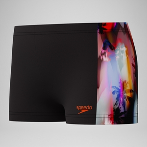 Boys' Digital Panel Aquashort Black