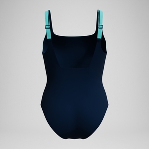 Women's Shaping Contour Eclipse Swimsuit Navy/Turquoise