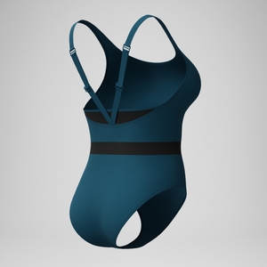 Women's Shaping LuniaGlow Swimsuit DarkTeal/Black