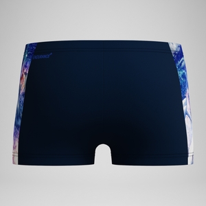 Aquashorts mit Digital-Panel Marineblau für Jungen