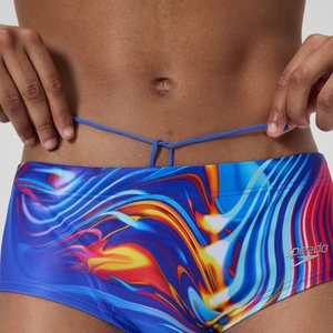 Club Training Placement-Badehose 13,5 cm Blau/Pink für Herren