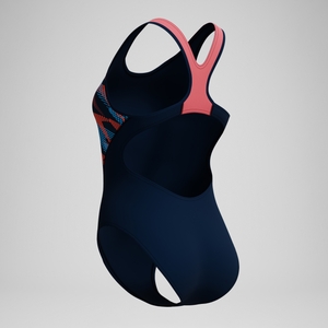 Women's Placement Swimsuit Navy/Coral