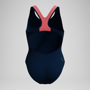 Women's Placement Swimsuit Navy/Coral