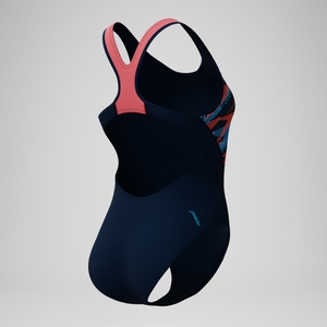 Women's Placement Swimsuit Navy/Coral