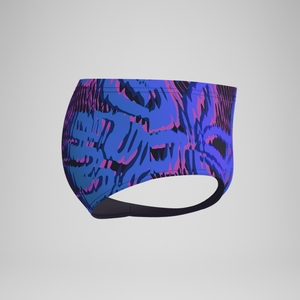 Men's Club Training 13.5cm Printed Brief Blue/Pink