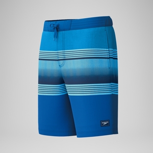 Short de bain Bondi imprimé 50 cm, hommes, bleu