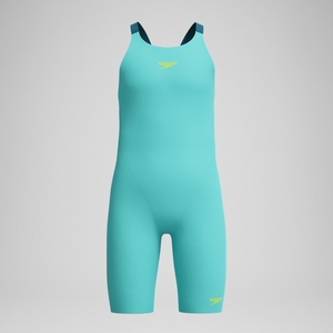 Fastskin Endurance+ Max Schwimmanzug mit offenem Rücken Türkis für Mädchen