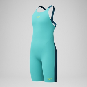 Girls' Fastskin Endurance+ Max Openback Kneeskin Turquoise