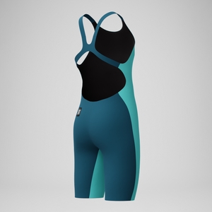Girls' Fastskin Endurance+ Max Openback Kneeskin Turquoise