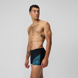Men's Medley Logo Aquashort Black/Blue