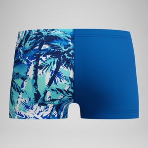Short de bain Aquashort Garçon V-Cut imprimé bleu