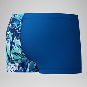 Short de bain Aquashort Garçon V-Cut imprimé bleu