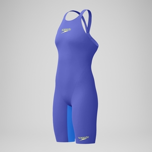 Combinaison partielle Femme LZR Pure Valor dos ouvert 2.0 bleu/jaune