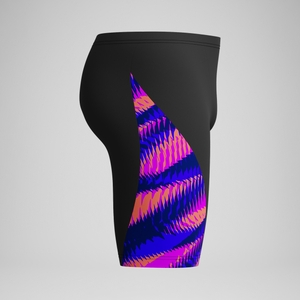 Men's Club Training Printed V-Cut Jammer Black/Pink