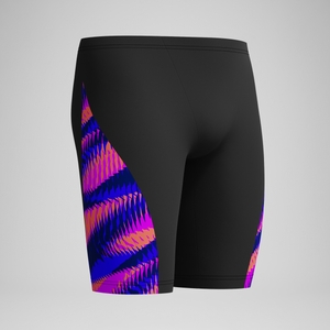 Men's Club Training Printed V-Cut Jammer Black/Pink