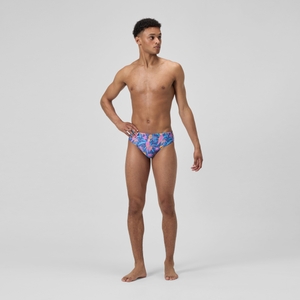 Club Training Bedruckte Badehose 8 cm Marineblau/Pink für Herren