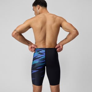 HyperBoom Schwimmhose mit V-Cut Schwarz/Blau für Herren