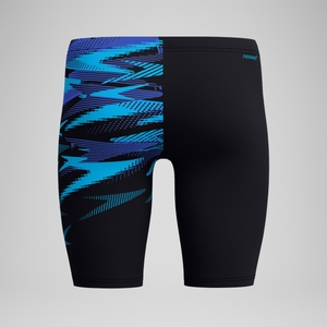 HyperBoom Schwimmhose mit V-Cut Schwarz/Blau für Herren