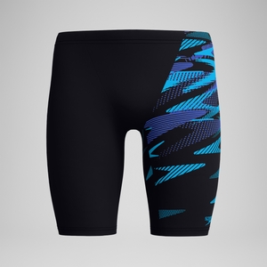 HyperBoom Schwimmhose mit V-Cut Schwarz/Blau für Herren