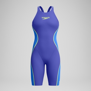 Fastskin LZR Pure Intent 2.0 Schwimmanzug mit geschlossenem Rücken Blau/Gelb für Damen