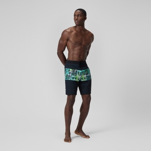 Short de bain Bondi imprimé 50 cm, hommes, noir