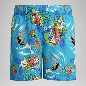 Schwimmlern-Badeshorts 28 cm Blau für Jungen - 5-6