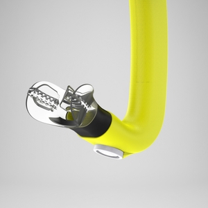 Junior Bullet Head Snorkel Yellow/Green