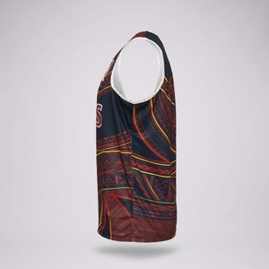 MENS 2025 QLD REDS PASIFIKA SINGLET