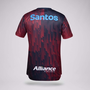 MENS 2025 QLD REDS COACHES TRAINING TEE MAROON