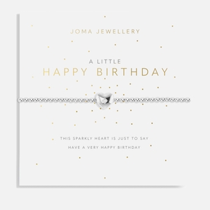 Joma Jewellery A Little Happy Birthday Silver-Plated Bracelet