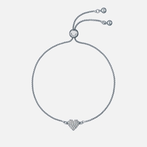 Ted Baker Adoria Sweetheart Silver-Plated Crystal Bracelet
