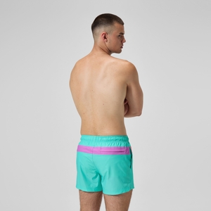 Maillot de bain Rondo Edge 14 po pour hommes, bleu