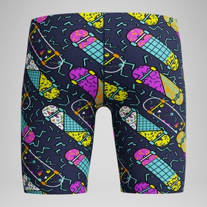 Boys Print Jammer Purple