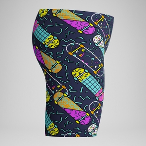 Boys Print Jammer Purple