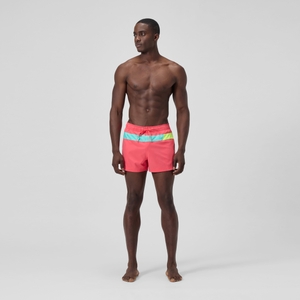 Men's Colorblock Redondo Edge Volley 14" Swim Trunks Pink