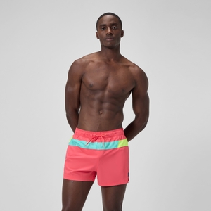 Men's Colorblock Redondo Edge Volley 14" Swim Trunks Pink - M