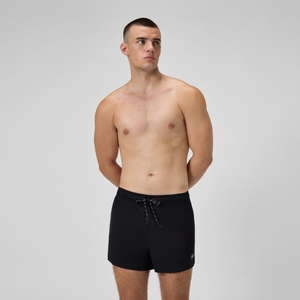 Men's Classics Solid Redondo Edge Volley 14" Swim Trunks Black